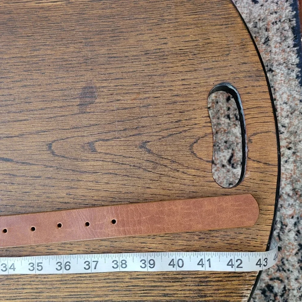 Levi's 501 Original Brown Leather Men's 43 Inch Belt